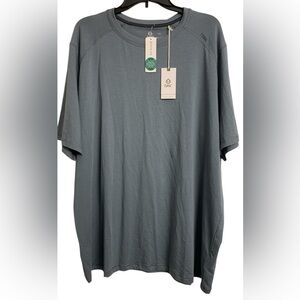 NWT Tasc Stichfix XXL Cotton Bamboo Carralton Short Sleeve T Gray